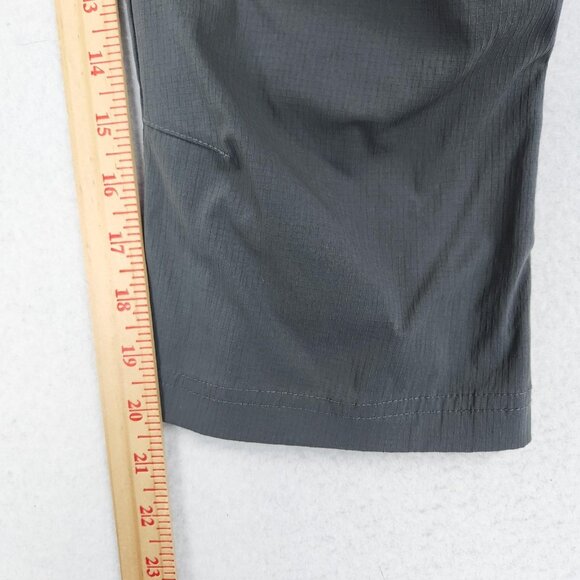 Columbia Pants Womens 2 Gray Omni Shield Cargo Capri Crop Hiking Rip Stop Casual - Picture 5 of 12
